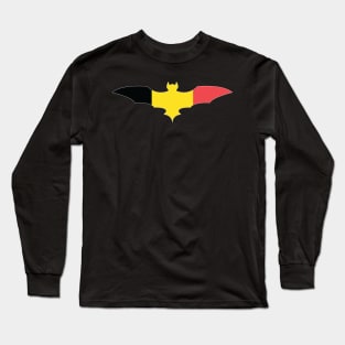 Belgium Bat Flag Long Sleeve T-Shirt